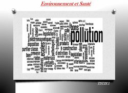 You are currently viewing Poursuite du travail sur le projet « Environnement et Santé »