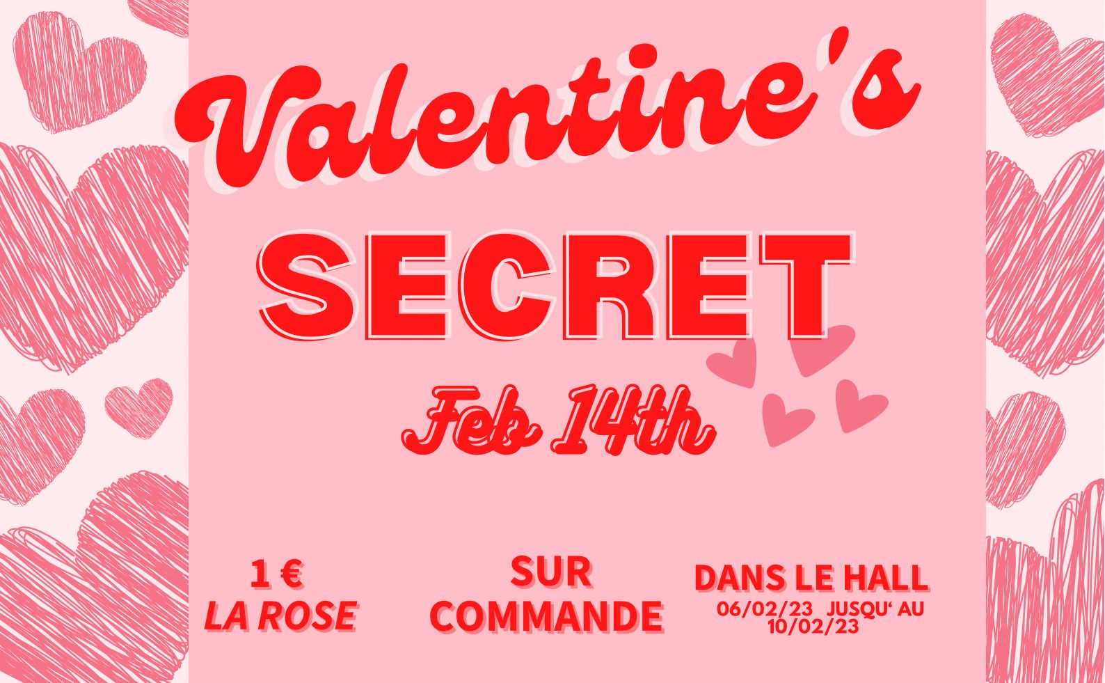 You are currently viewing Valentine’s secret : offrez une rose à votre valentin.e