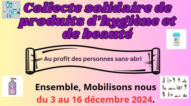 Lire la suite à propos de l’article Du 03 au 16 décembre – Collecte solidaire au lycée !