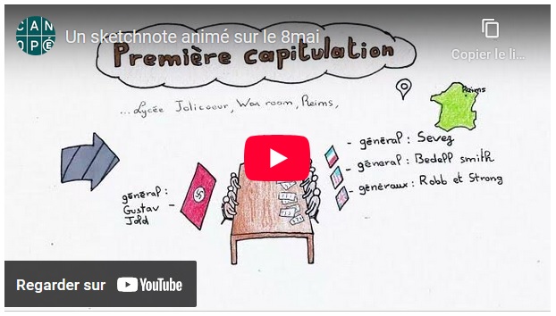 Lire la suite à propos de l’article Le 08 mai 1945 mis en scène en sketchnotes par les élèves de terminale !
