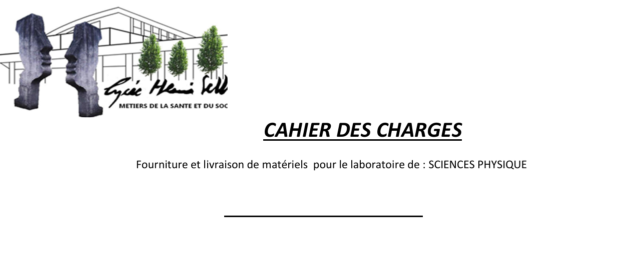 You are currently viewing Appel d’offres pour de la fourniture pédagogique de sciences physiques